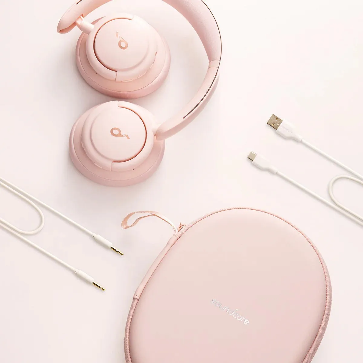 Bluetooth-гарнітура Anker SoundCore Life Q30 v2 Sakura Pink (A3028353) - мініатюра 9