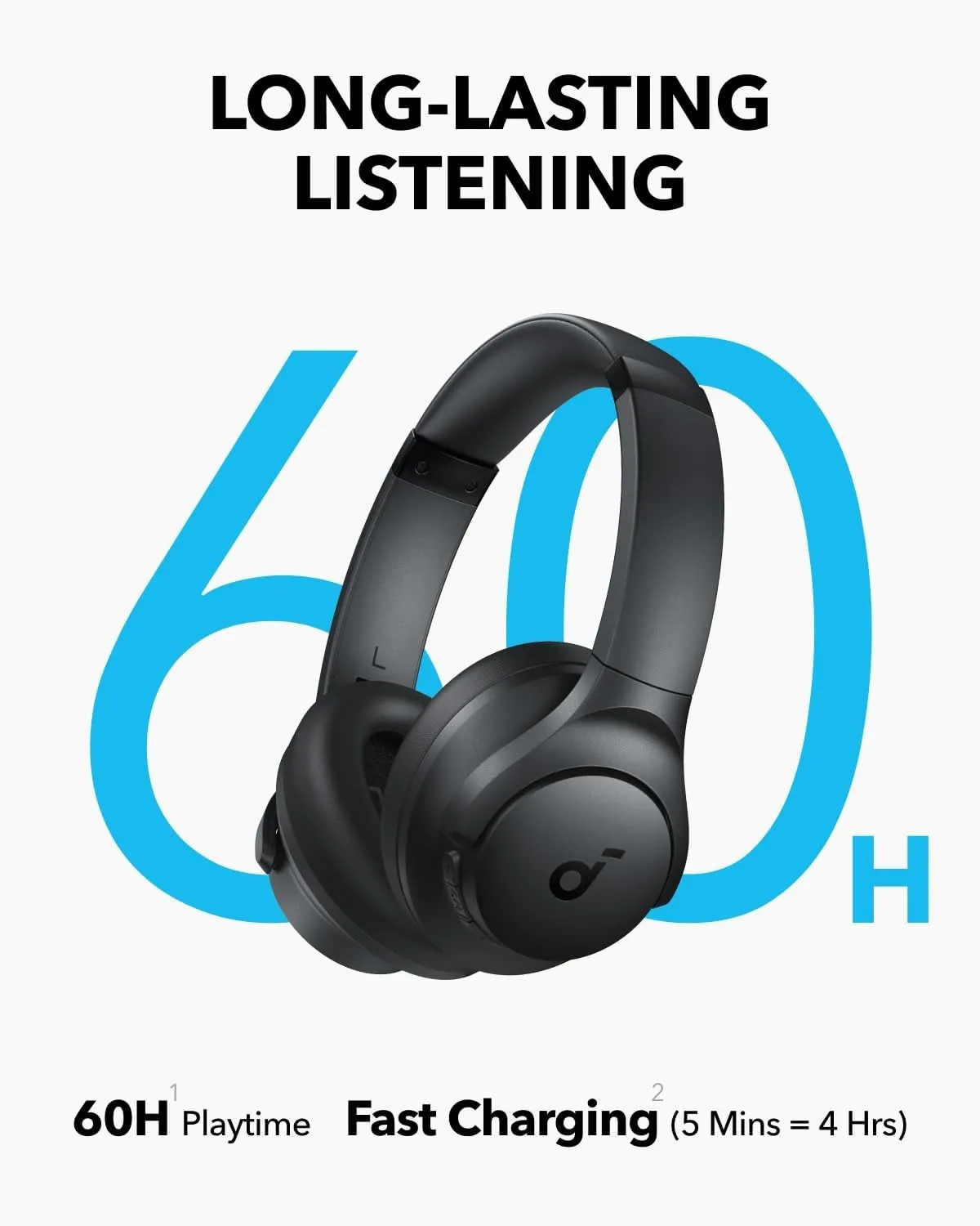 Bluetooth-гарнітура Anker SoundCore Q11i Grey (A3005GA1) - мініатюра 9