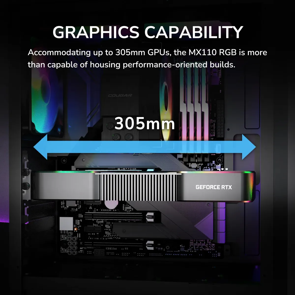 Корпус Cougar MX110 RGB Black без БЖ - мініатюра 16