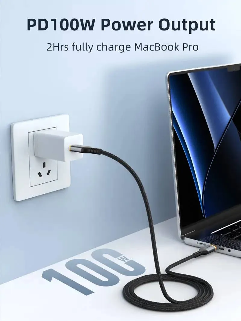 Кабель Cabletime USB Type-C - USB Type-C (M/M) PD 100W, 1 м, Black (CU03L) - мініатюра 2