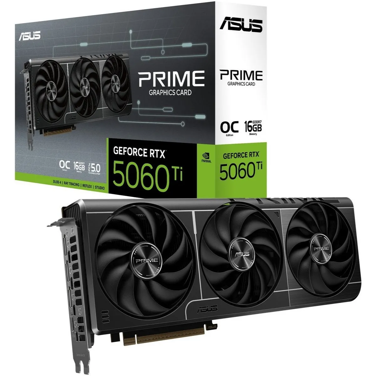 Відеокарта GF RTX 5060 Ti 16GB GDDR7 Prime OC Asus (PRIME-RTX5060TI-O16G) - мініатюра 11