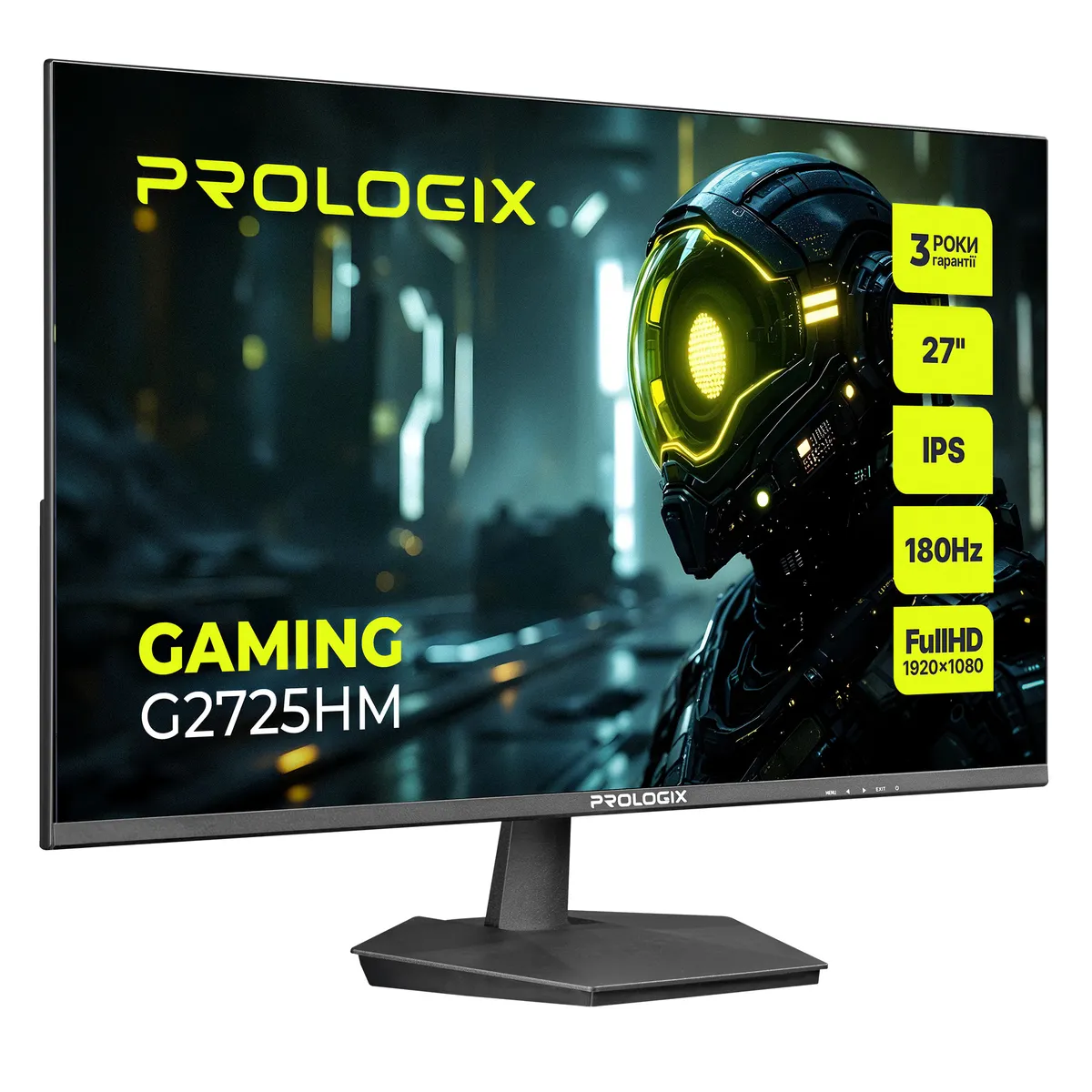 Монітор Prologix Gaming 27" G2725HM IPS Black 180Hz - мініатюра 2