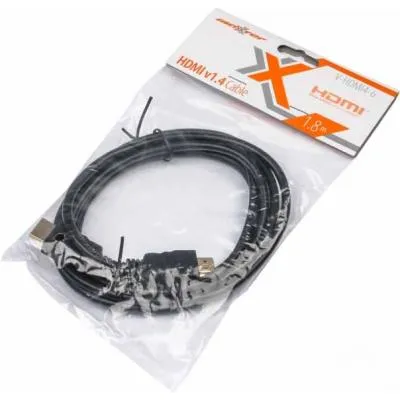 Кабель мультимедійний HDMI to HDMI 1.8m Maxxter (V-HDMI4-6) - мініатюра 3