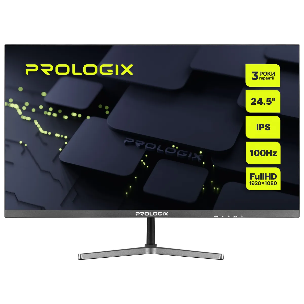 Монітор Prologix 24.5" P2525HF IPS Black 100Hz - зображення 1
