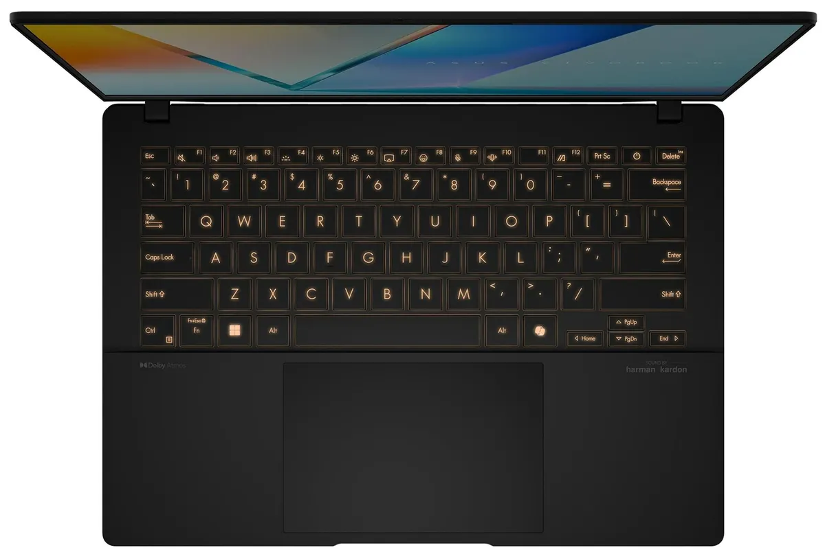 Ноутбук Asus Vivobook S 14 OLED M5406KA-PP113W (90NB15W3-M00670) Neutral Black - мініатюра 2