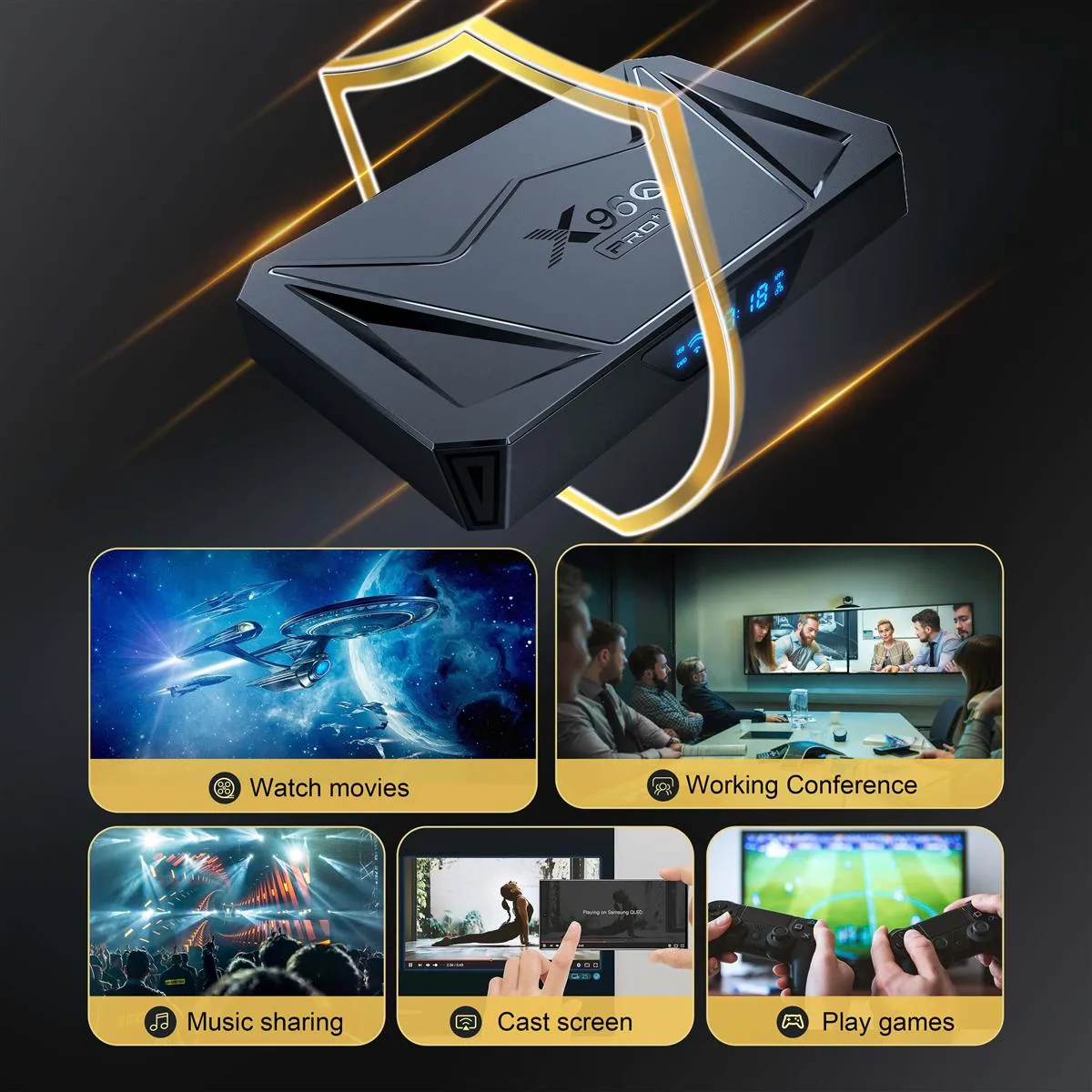 Медіаплеєр X96Q Pro Plus 4/32 - мініатюра 9