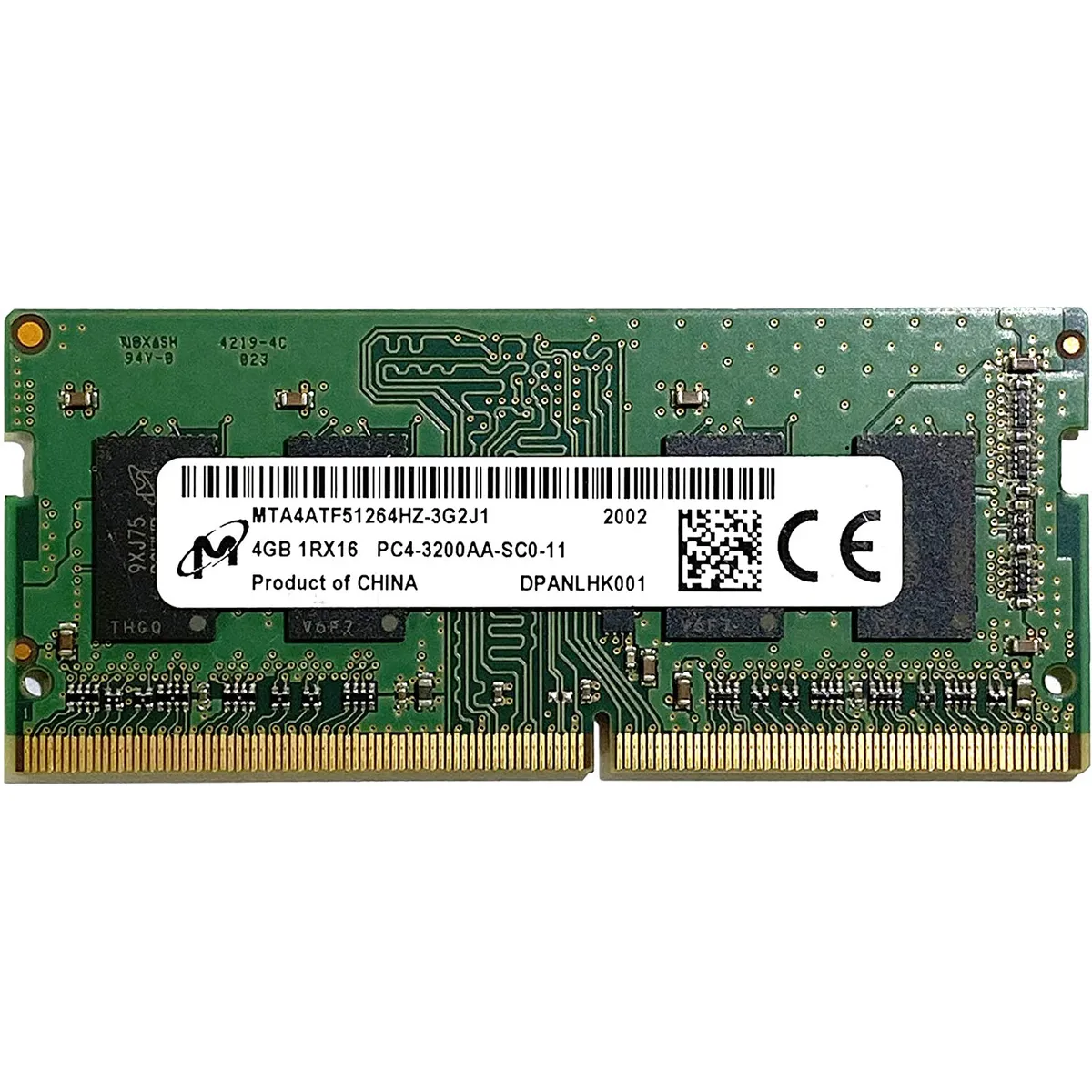 Модуль пам`ятi SO-DIMM 4GB/3200 DDR4 Micron (MTA4ATF51264HZ-3G2J1) - зображення 1
