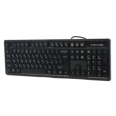 Клавіатура A4Tech Fstyler FKS12 (Black), USB, колір чорний - мініатюра 3