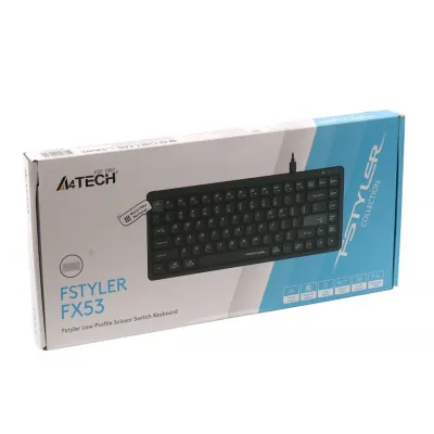Клавіатура A4-Tech Fstyler FX53 (Black), колір чорний, USB - мініатюра 8