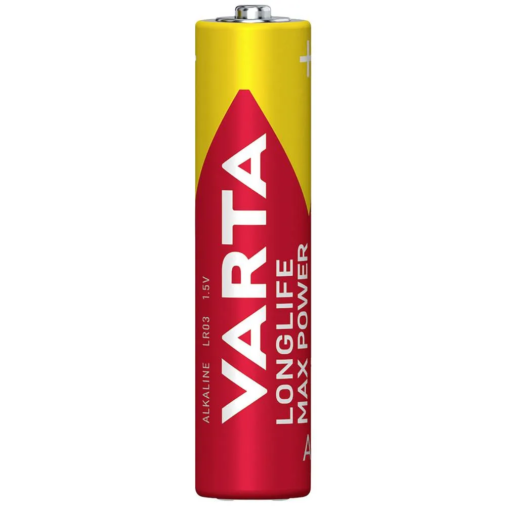 Батарейка Varta Longlife Max Power AAA/LR03 BL  4шт - мініатюра 2