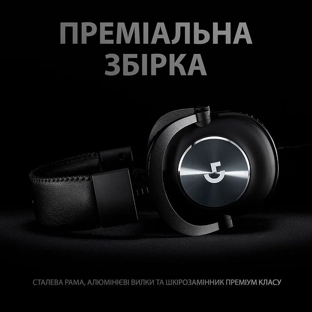 Гарнитура Logitech G Pro X with Stand Black (991-000358) - мініатюра 6