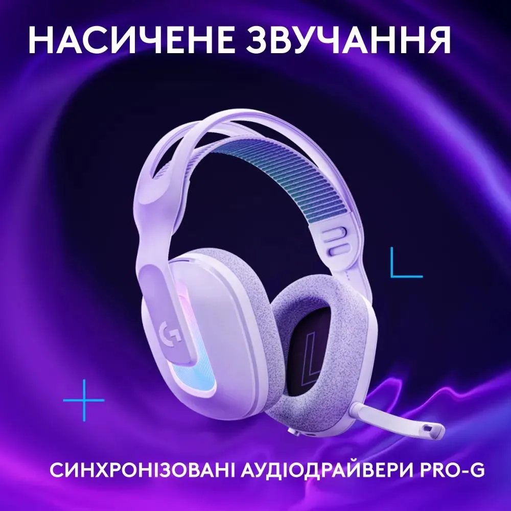 Гарнитура Logitech G522 LightSpeed Wireless Gaming Headset White (981-001550) - мініатюра 8