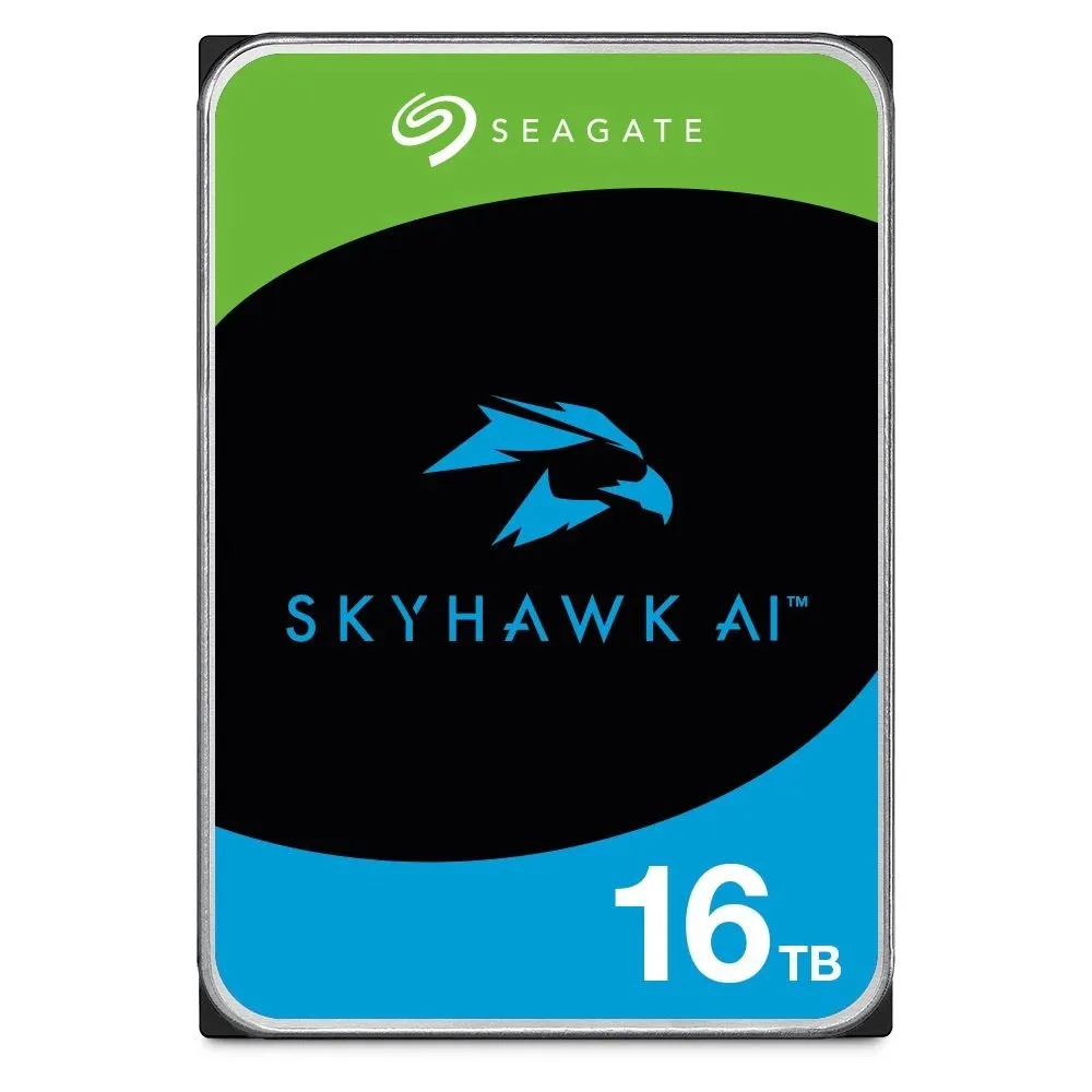 Накопичувач HDD SATA 16.0TB Seagate SkyHawk AI Surveillance 7200rpm 512MB (ST16000VE004) - зображення 1