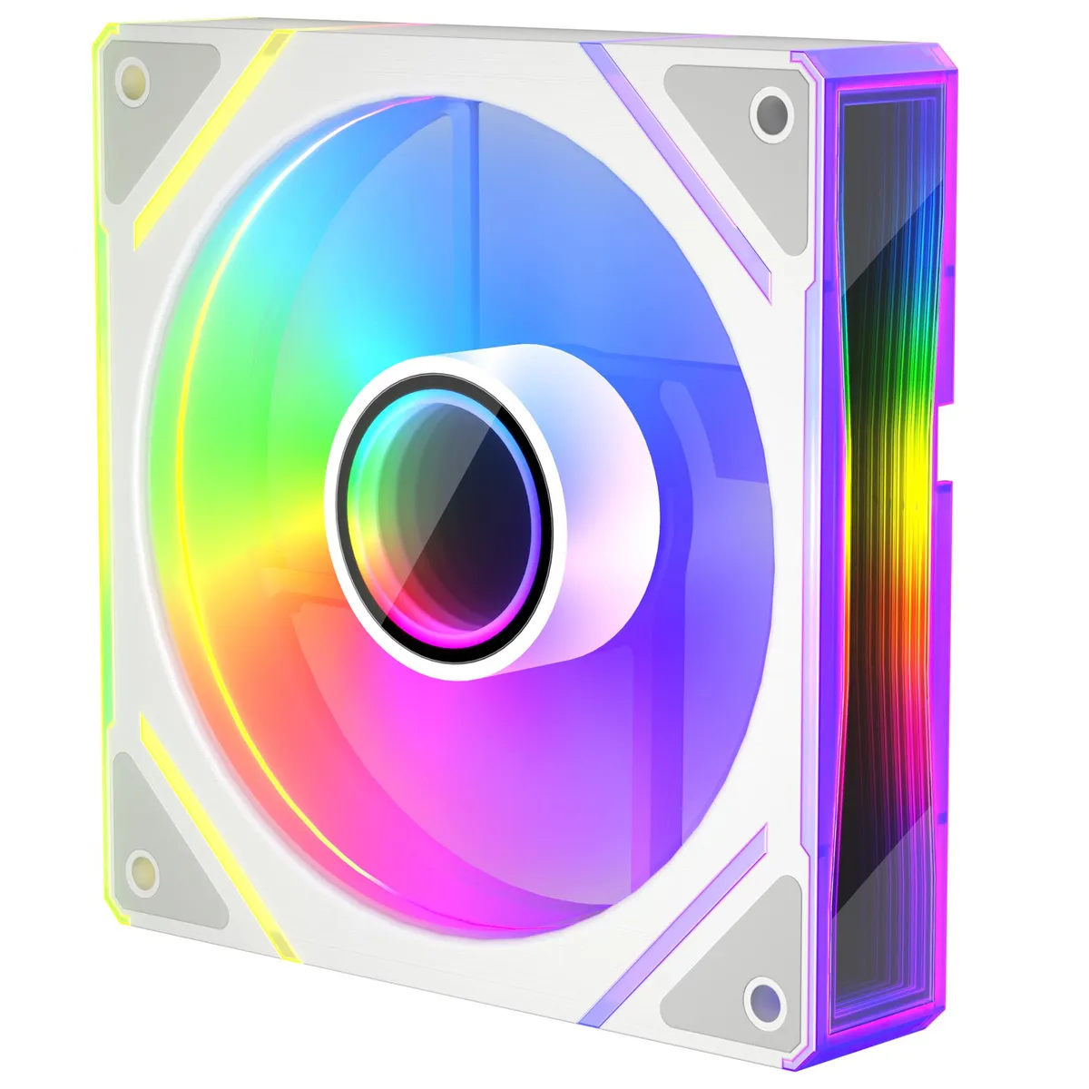 Вентилятор 1stPlayer FC7 White (FC7-WH-1IN1) - мініатюра 3