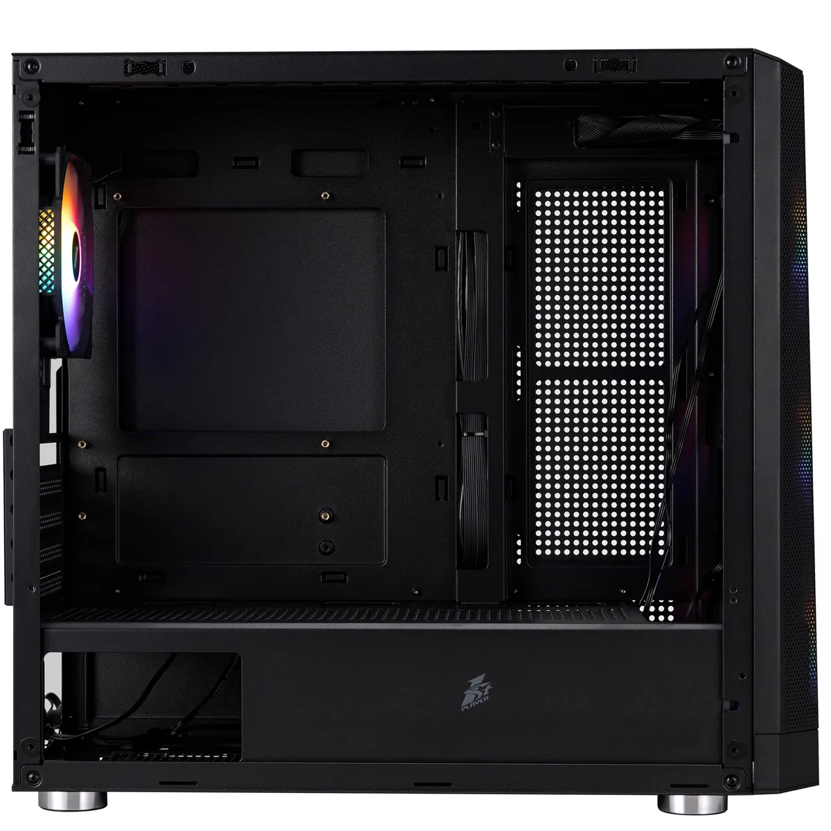 Корпус 1stPlayer FD5-M-BK-4F1 Black без БЖ - мініатюра 6