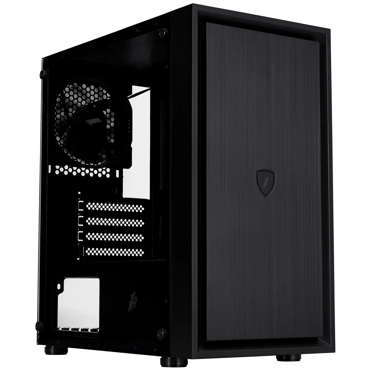 Корпус 1stPlayer B5-M-BK-3F Black без БЖ - зображення 1