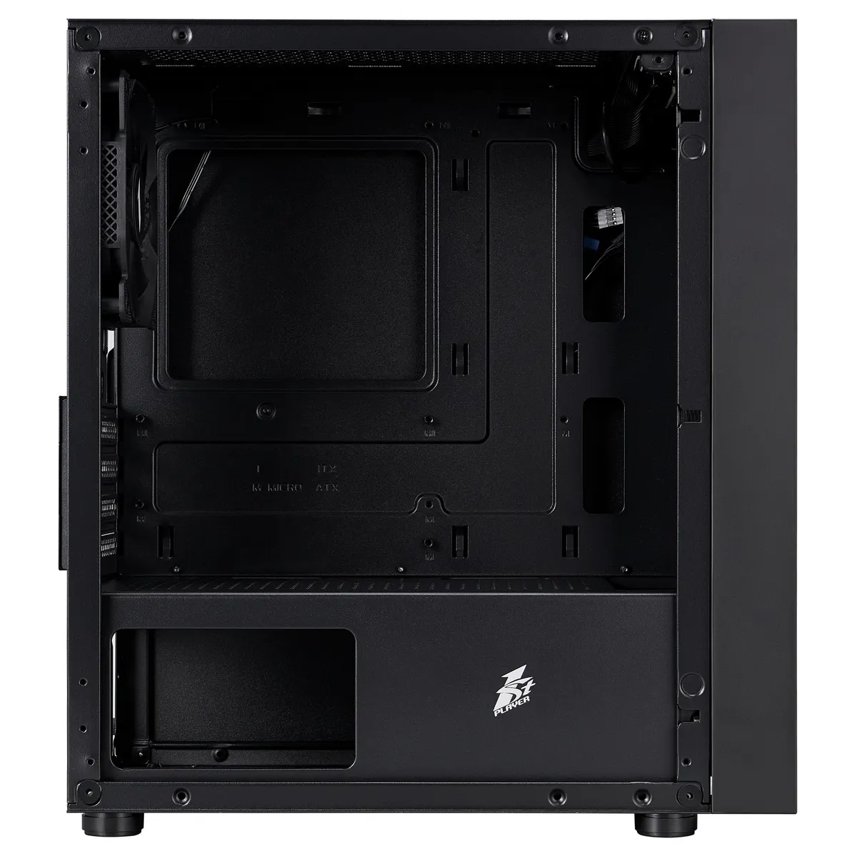 Корпус 1stPlayer B5-M-BK-3F Black без БЖ - мініатюра 6