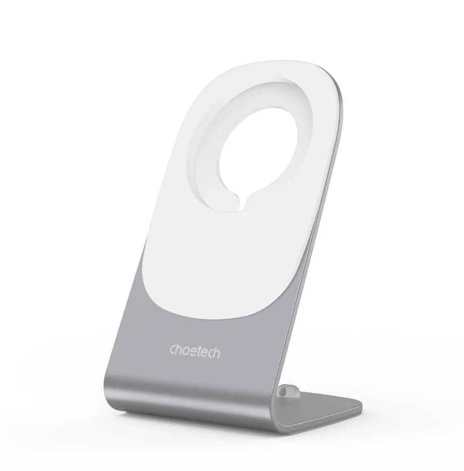 Бездротовий зарядний пристрій Choetech T518-F 15W + підставка-тримач - мініатюра 2