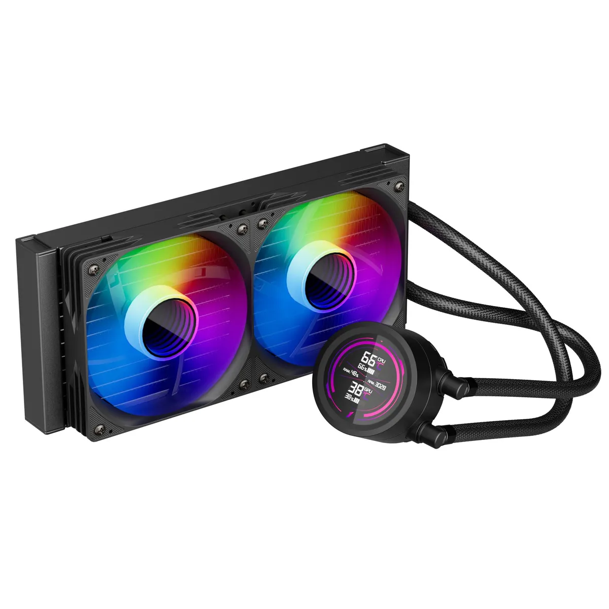 Система водяного охолодження 1stPlayer TS4-240 Black - мініатюра 5