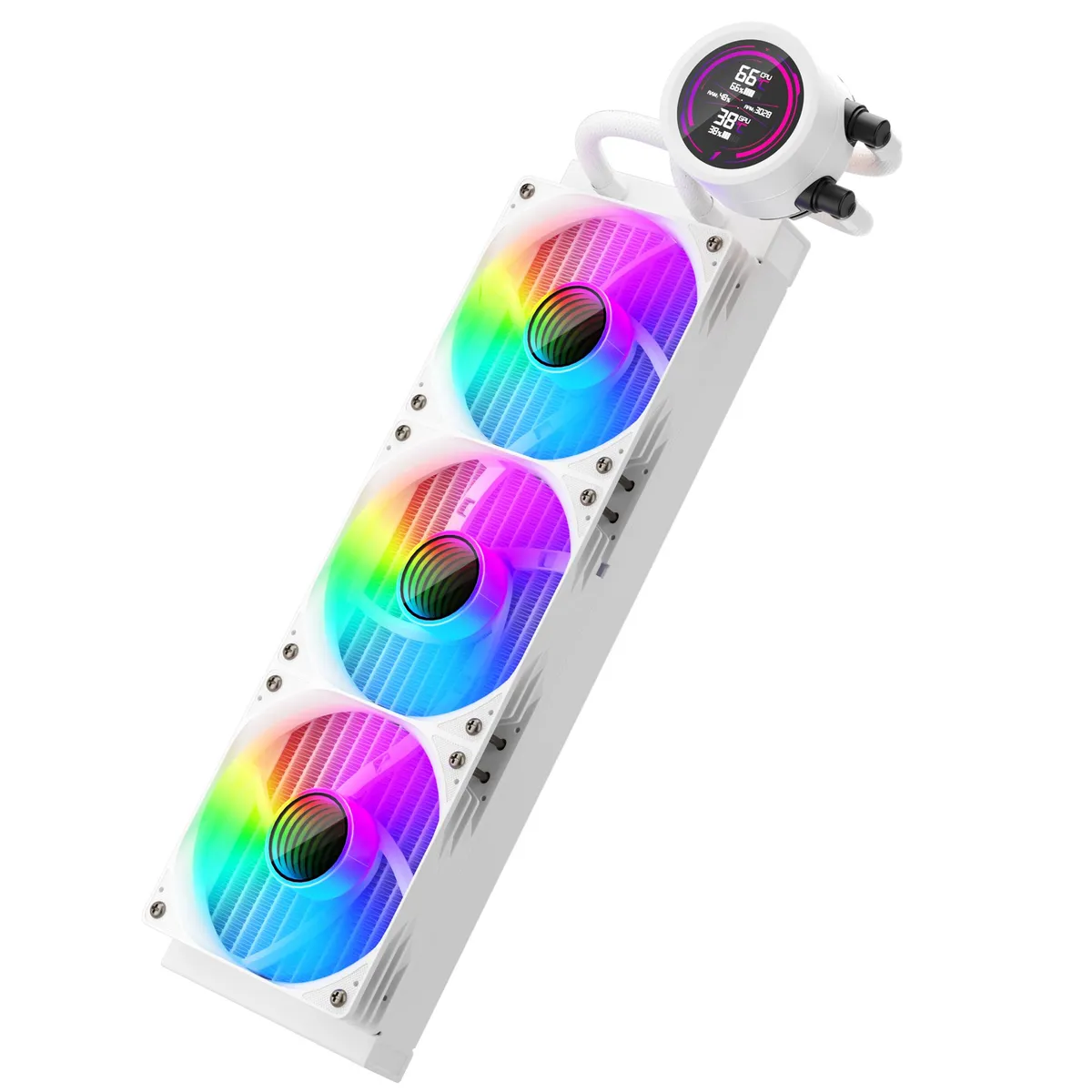 Система водяного охолодження 1stPlayer TS4-360 White - мініатюра 2