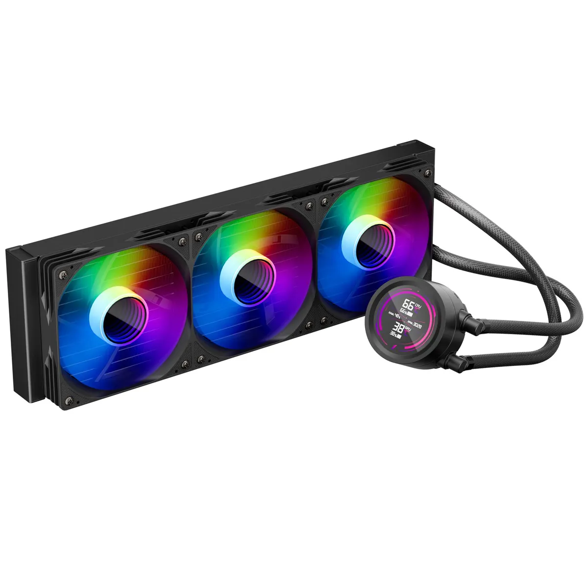 Система водяного охолодження 1stPlayer TS4-360 Black - мініатюра 3