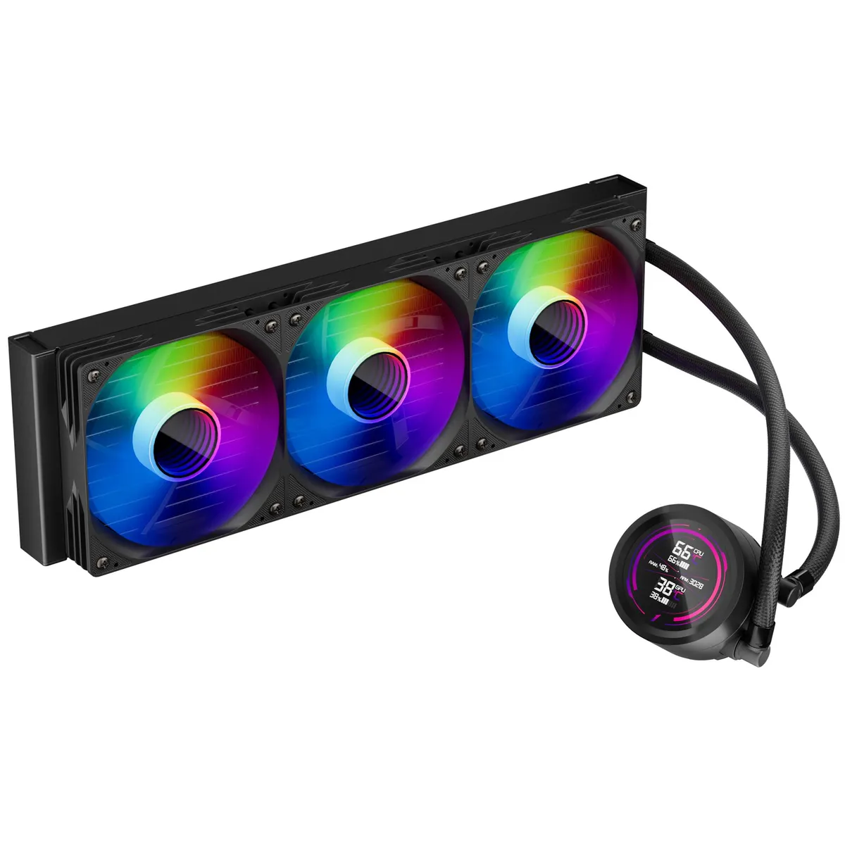 Система водяного охолодження 1stPlayer TS4-360 Black - мініатюра 4