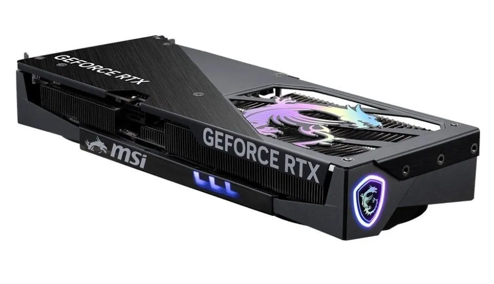 Відеокарта GF RTX 5060 Ti 16GB GDDR7 Gaming Trio OC MSI (GeForce RTX 5060 Ti 16G GAMING TRIO OC) - мініатюра 3