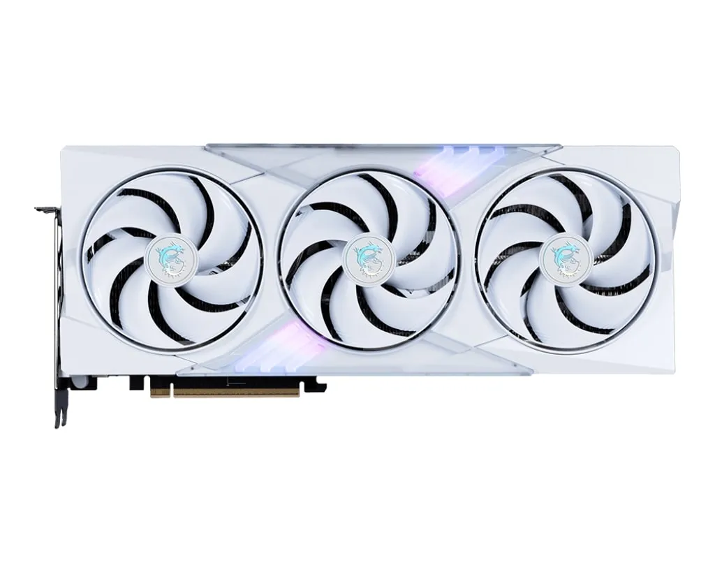 Відеокарта GF RTX 5070 Ti 16GB GDDR7 Gaming Trio OC White MSI (GeForce RTX 5070 Ti 16G GAMING TRIO OC WHITE) - мініатюра 2