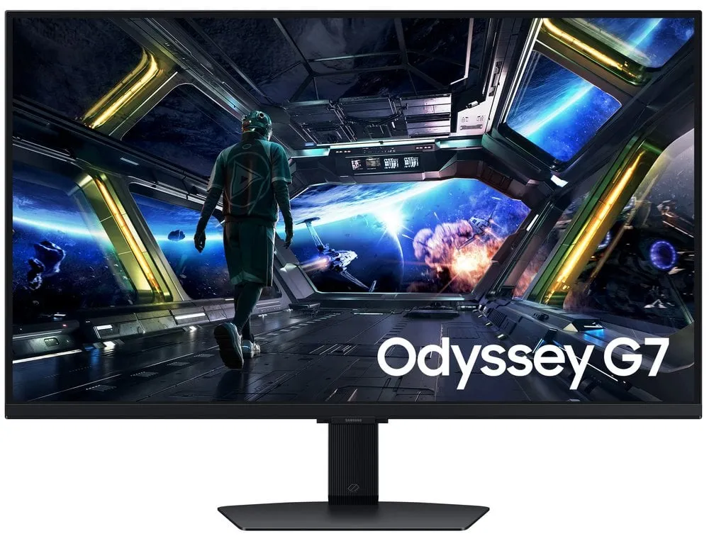 Монiтор Samsung 32" Odyssey G7 G70D (LS32DG700EIXUA) IPS Black 144Hz - мініатюра 2