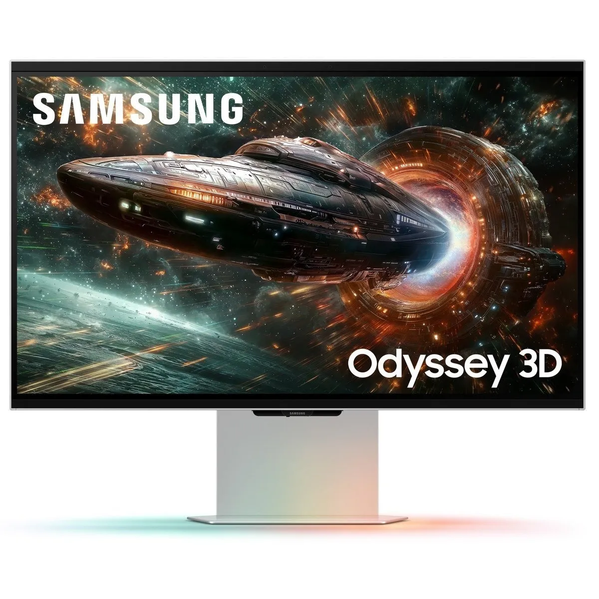 Монiтор Samsung 27" Odyssey 3D G90XF (LS27FG900XIXCI) IPS Silver 165Hz - зображення 1