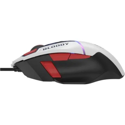 Миша ігрова Bloody W95 Ultra, колір біло-чорний - мініатюра 6