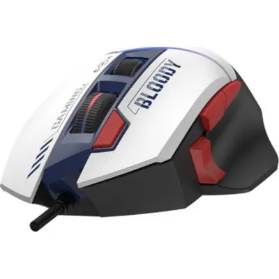 Миша ігрова Bloody W95 Ultra, колір біло-чорний - мініатюра 8