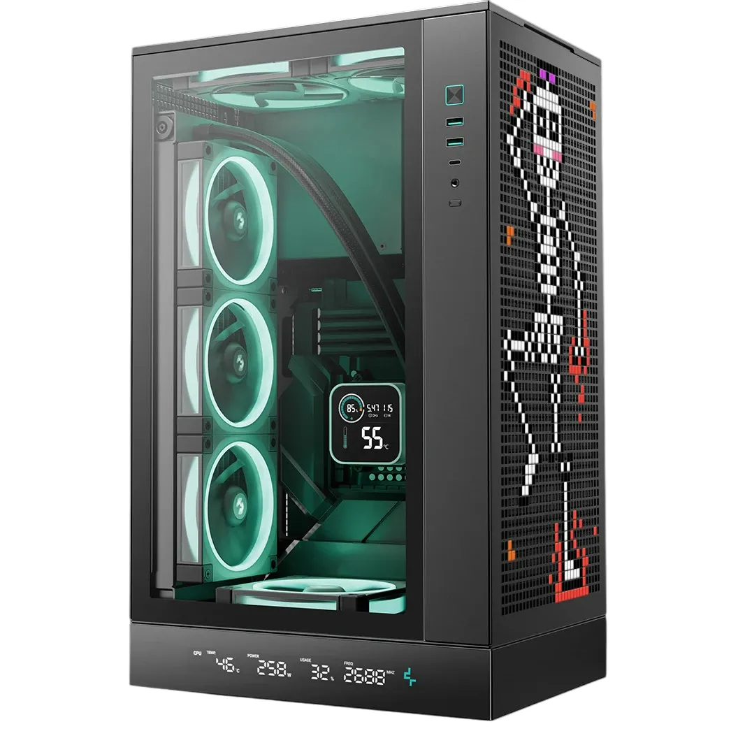 Корпус DeepCool CH270 Digital Black (R-CH270-BKNDM0-G-1) без БЖ - мініатюра 12