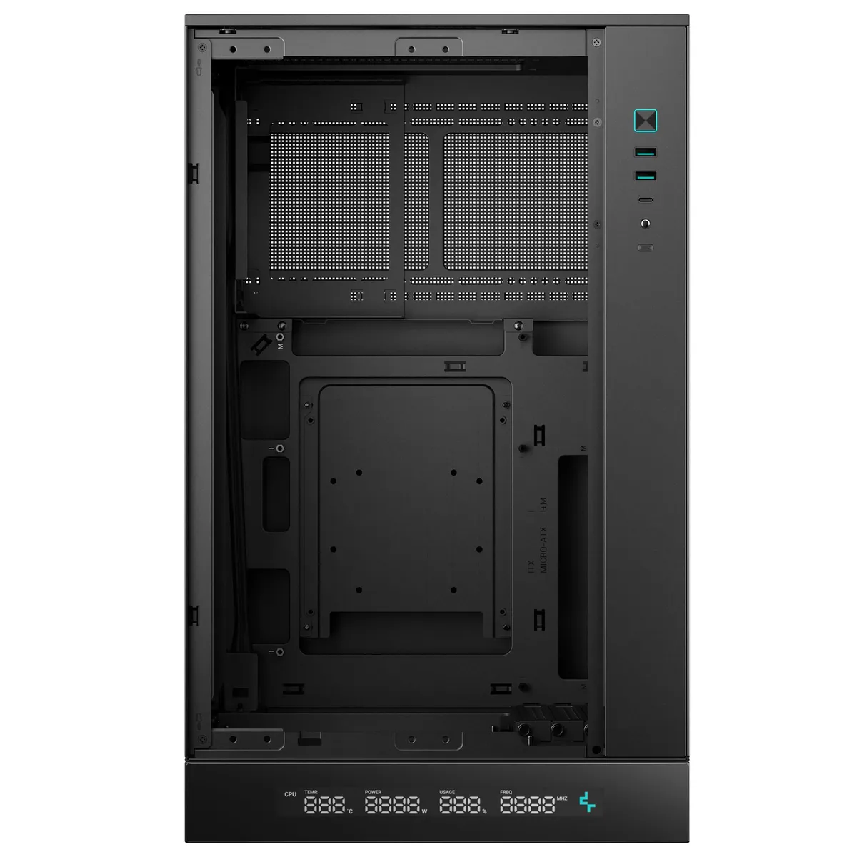 Корпус DeepCool CH270 Digital Black (R-CH270-BKNDM0-G-1) без БЖ - мініатюра 8