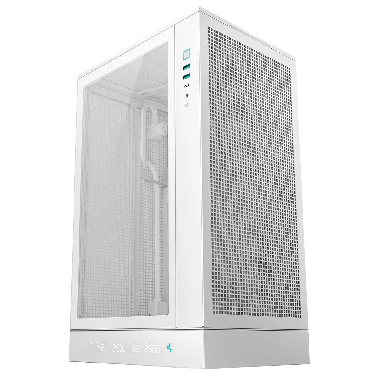 Корпус DeepCool CH270 Digital White (R-CH270-WHNDM0-G-1) без БЖ - зображення 1