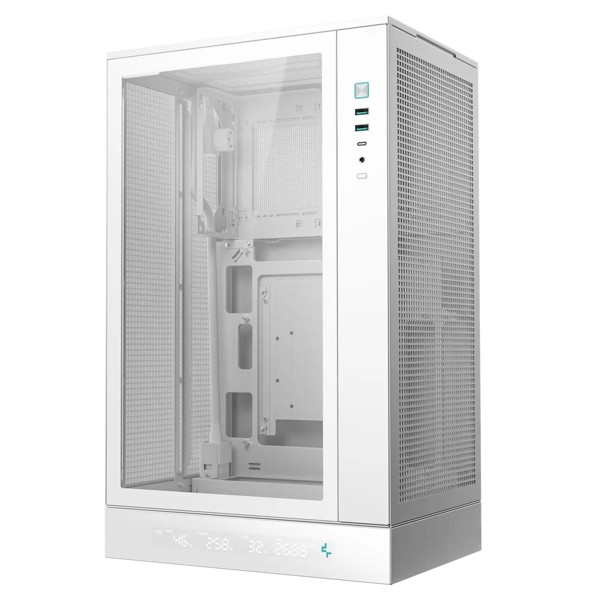 Корпус DeepCool CH270 Digital White (R-CH270-WHNDM0-G-1) без БЖ - мініатюра 2