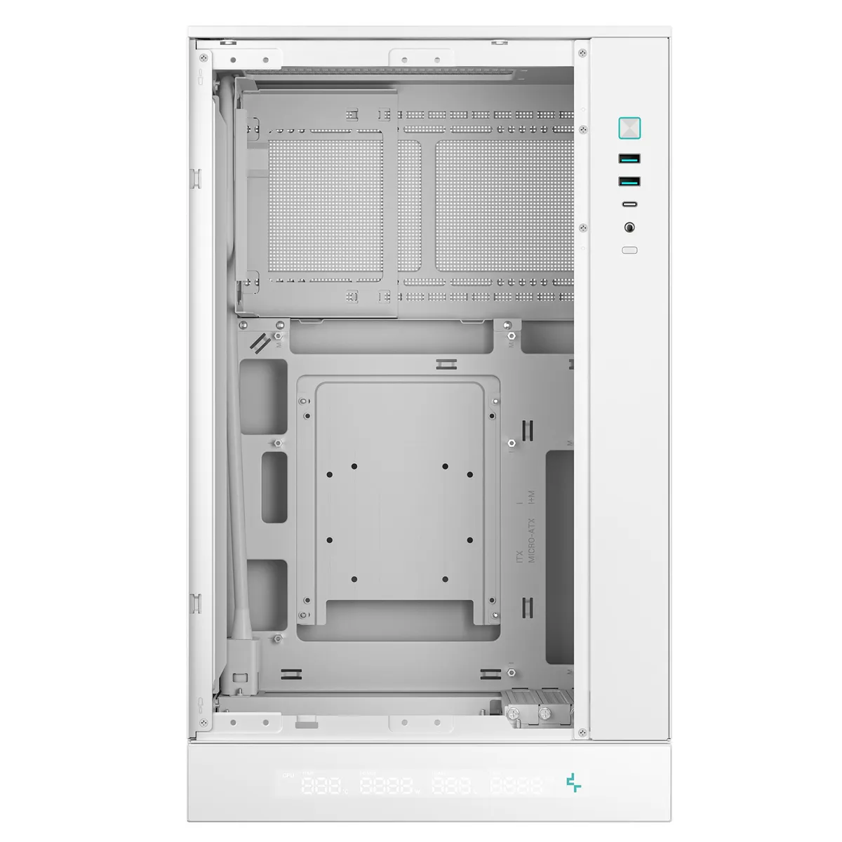 Корпус DeepCool CH270 Digital White (R-CH270-WHNDM0-G-1) без БЖ - мініатюра 3
