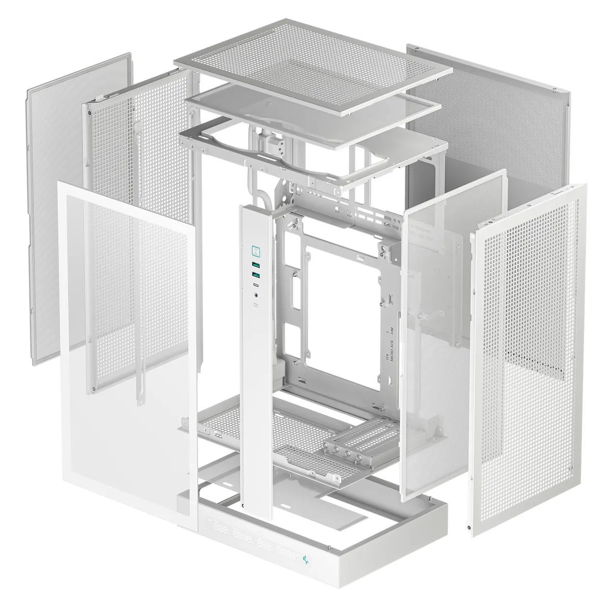Корпус DeepCool CH270 Digital White (R-CH270-WHNDM0-G-1) без БЖ - мініатюра 8