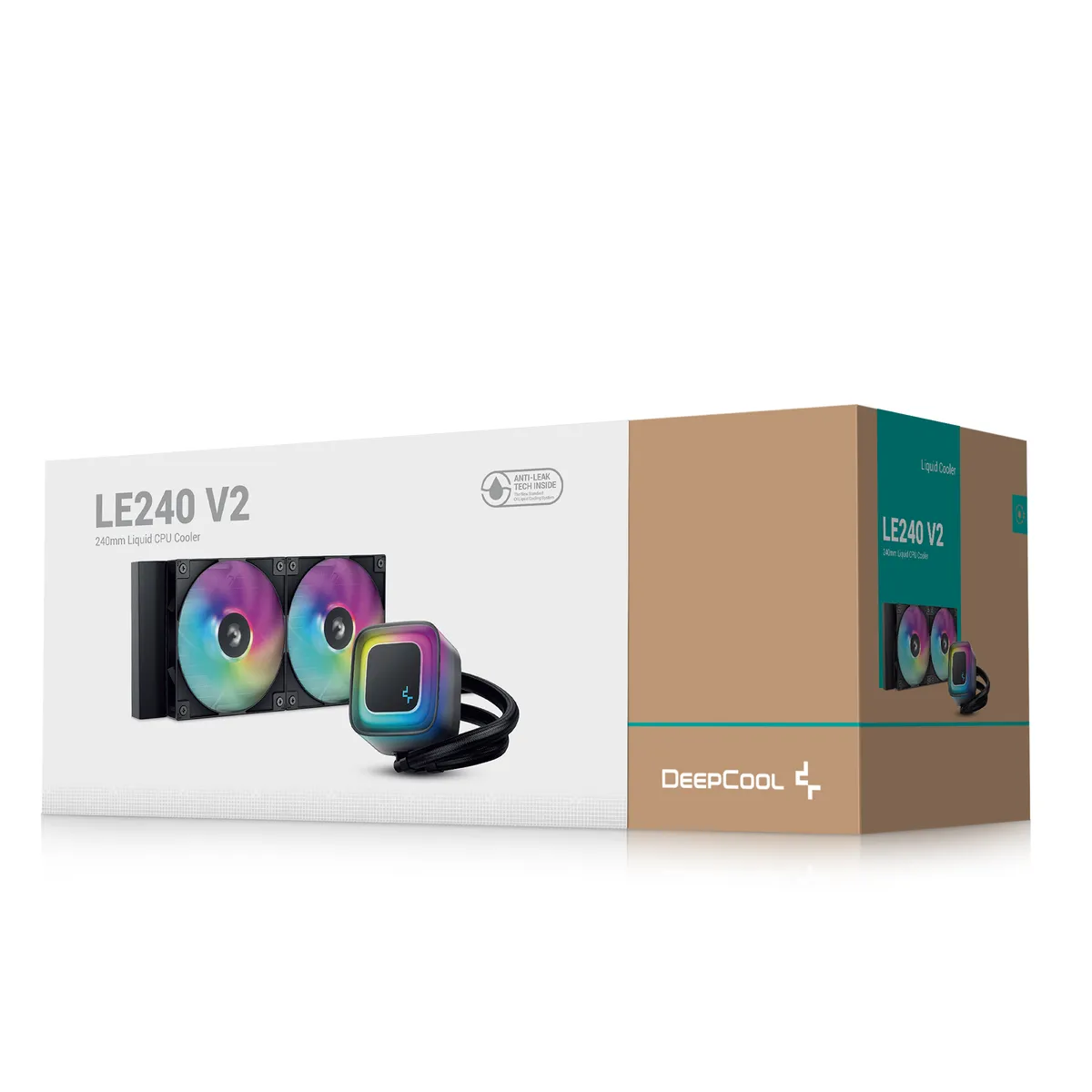 Система водяного охолодження DeepCool LE240 V2 (R-LE240-BKAMMC-G-2) - мініатюра 2