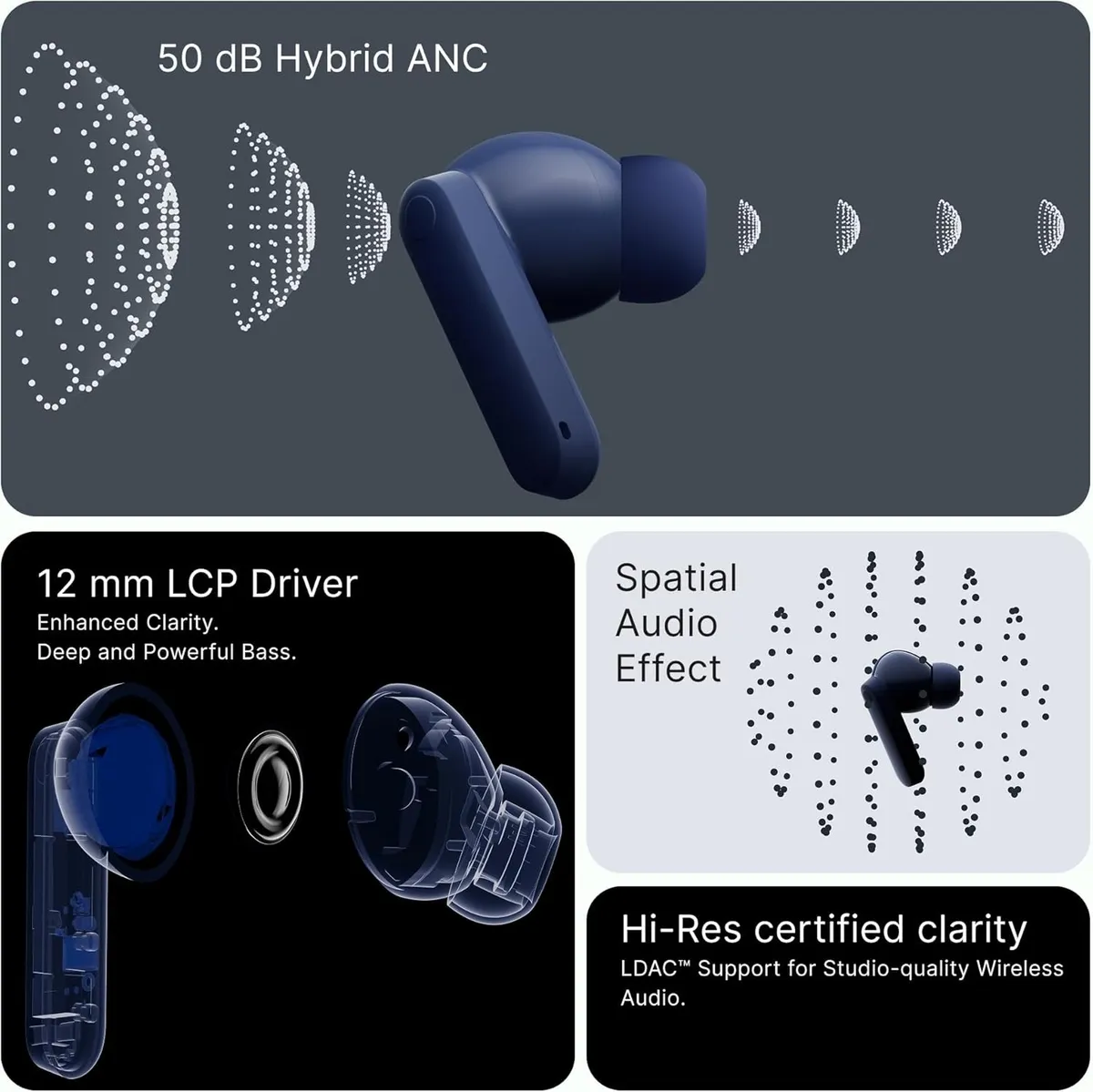 Bluetooth-гарнітура CMF by Nothing Buds 2 Plus B184 Blue (A10600103) - мініатюра 7