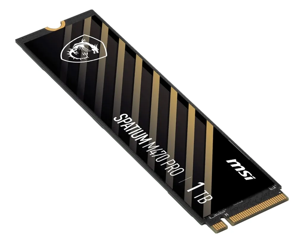Накопичувач SSD 1TB MSI Spatium M470 Pro M.2 2280 PCIe 4.0 x4 NVMe 3D NAND TLC (S78-440L0J0-P83) - мініатюра 4