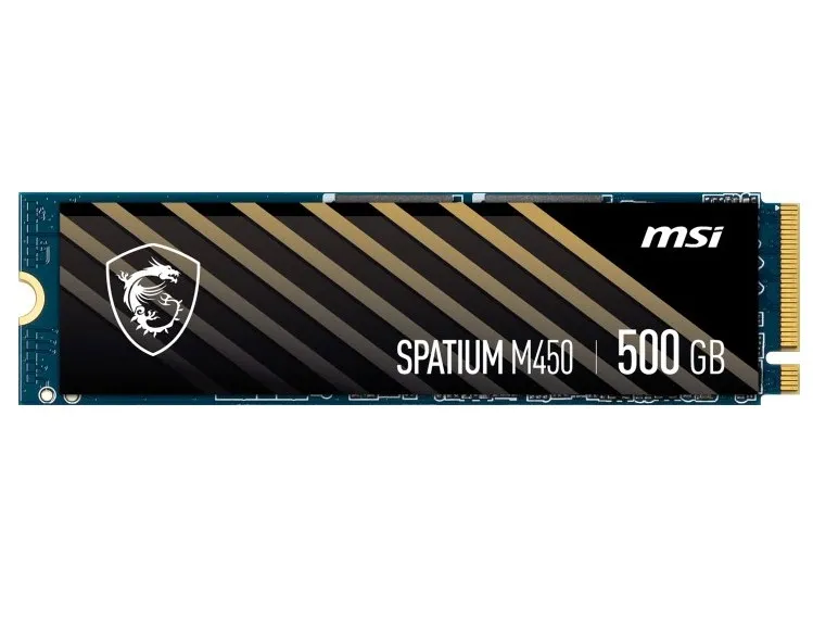 Накопичувач SSD  500GB MSI Spatium M450 V1 M.2 2280 PCIe 4.0 x4 NVMe 3D NAND TLC (S78-440K380-P83) - зображення 1