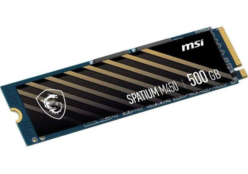 Накопичувач SSD  500GB MSI Spatium M450 V1 M.2 2280 PCIe 4.0 x4 NVMe 3D NAND TLC (S78-440K380-P83) - мініатюра 2