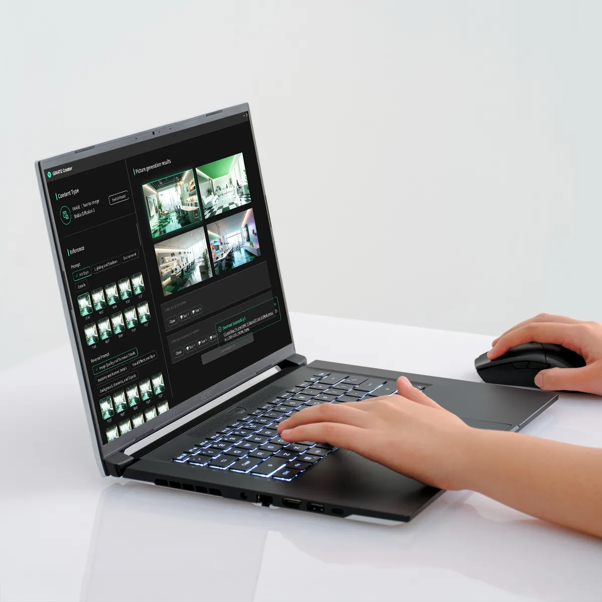 Ноутбук Gigabyte Aero X16 EG61H (1WH93UAC64DH) Lunar White - мініатюра 9