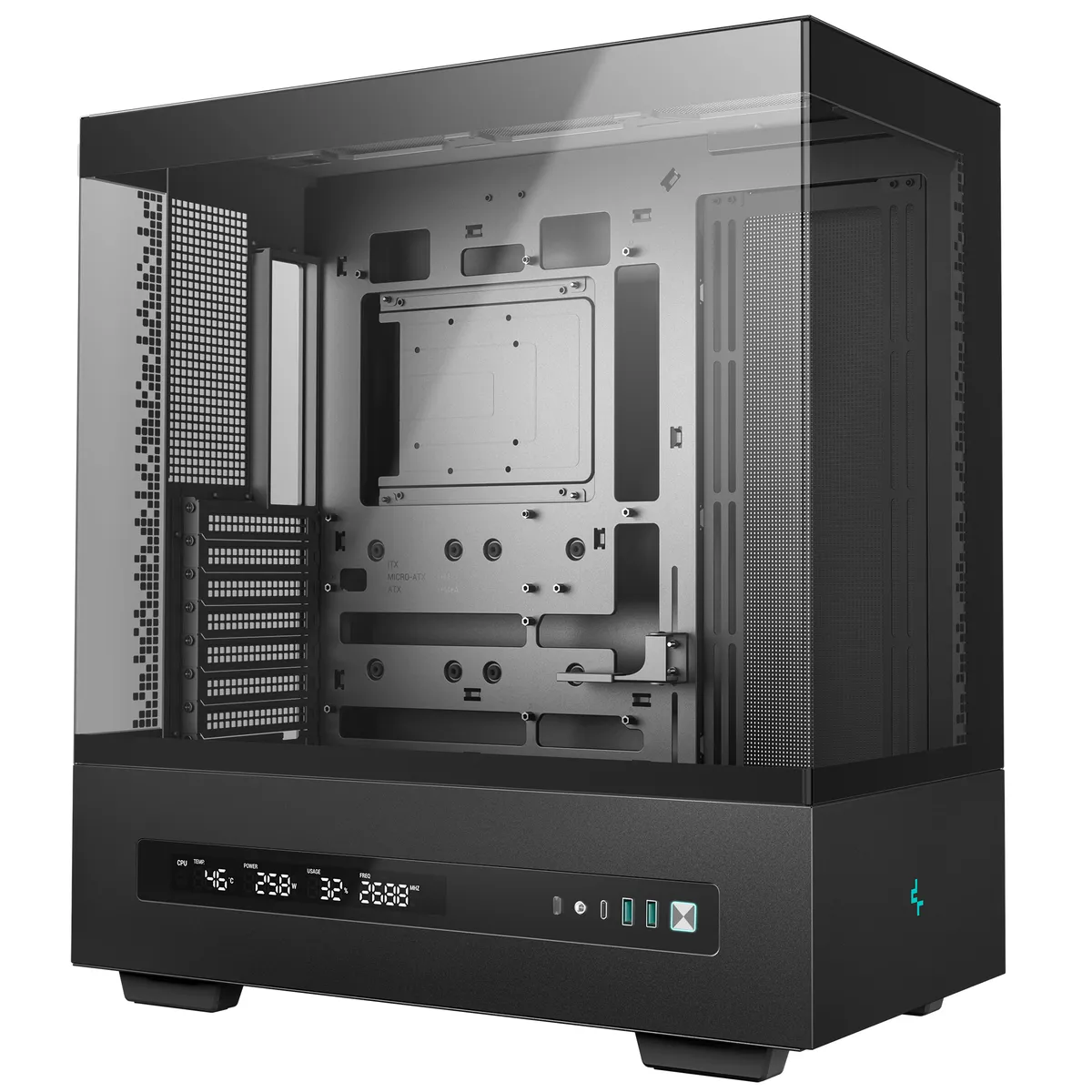 Корпус DeepCool CH690 Digital Black (R-CH690-BKNNA0D-G-1) без БЖ - мініатюра 3