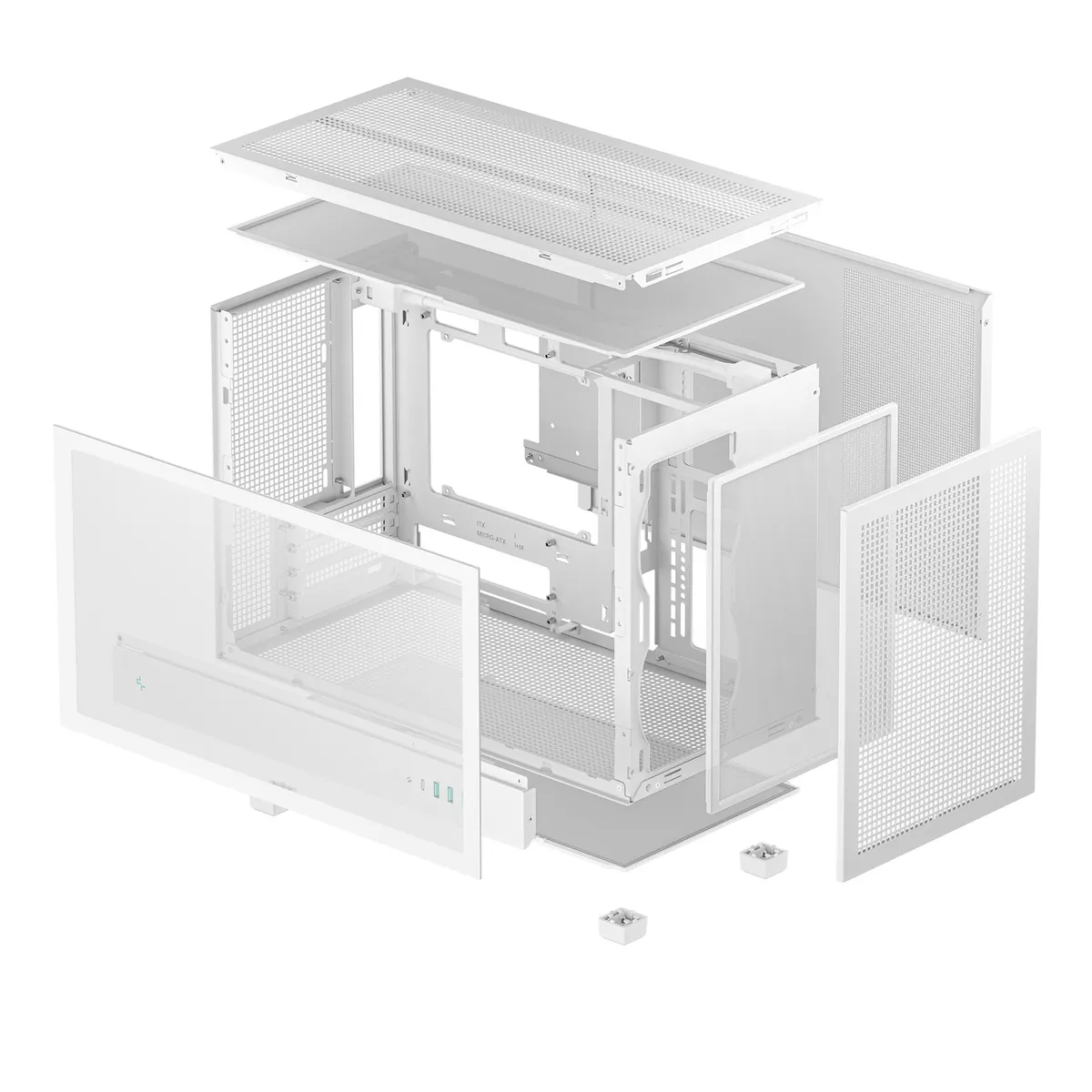 Корпус DeepCool CH260 White (R-CH260-WHNGM0-G-1) без БЖ - мініатюра 7