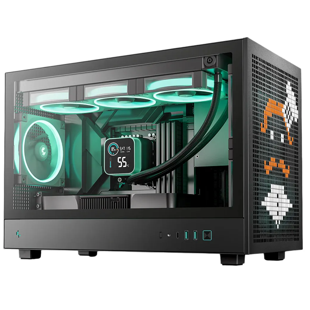 Корпус DeepCool CH260 Black (R-CH260-BKNGM0-G-1) без БЖ - мініатюра 3