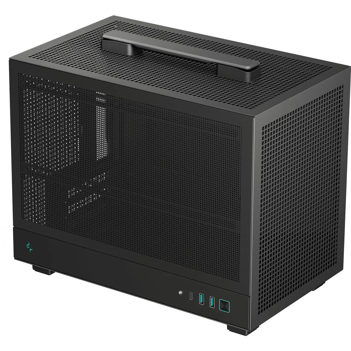 Корпус DeepCool CH160 Mesh Black (R-CH160-BKNMI0-G-1) без БЖ - зображення 1