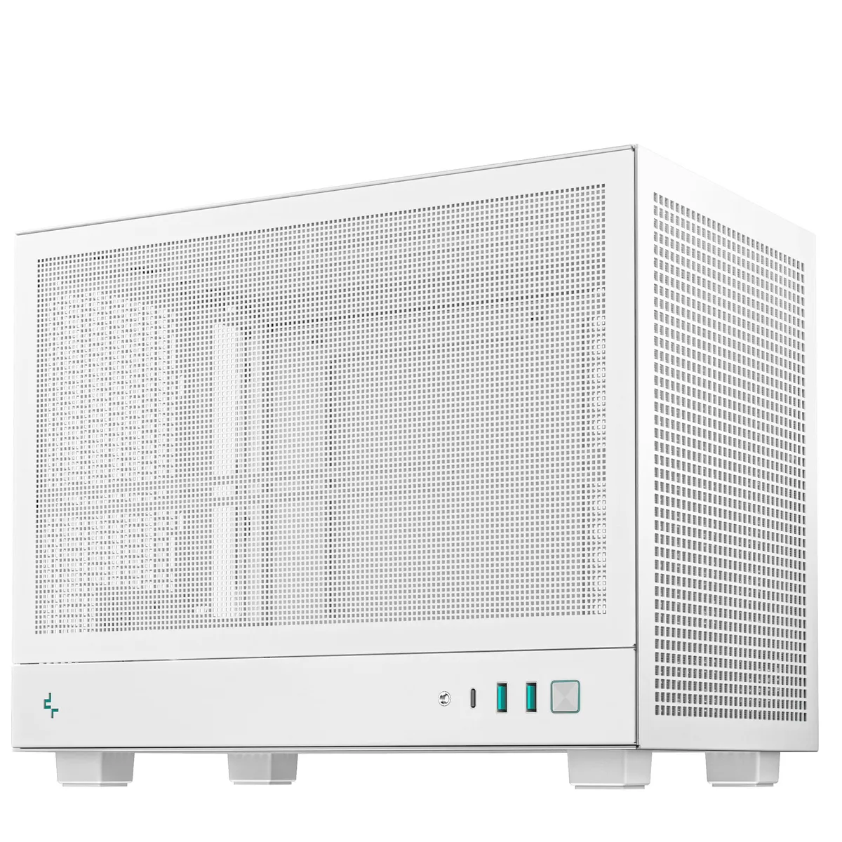 Корпус DeepCool CH160 Mesh White (R-CH160-WHNMI0-G-1) без БЖ - зображення 1