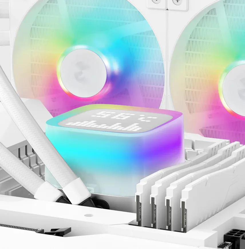 Система водяного охолодження DeepCool LP240 ARGB White (R-LP240-WHMSMC-G-1) - мініатюра 7